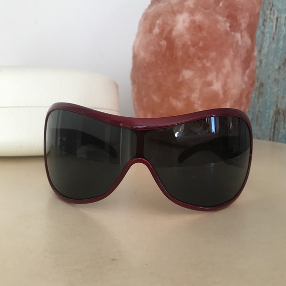 Missoni Burgundy wrap around sun glasses - Picture 2 of 4